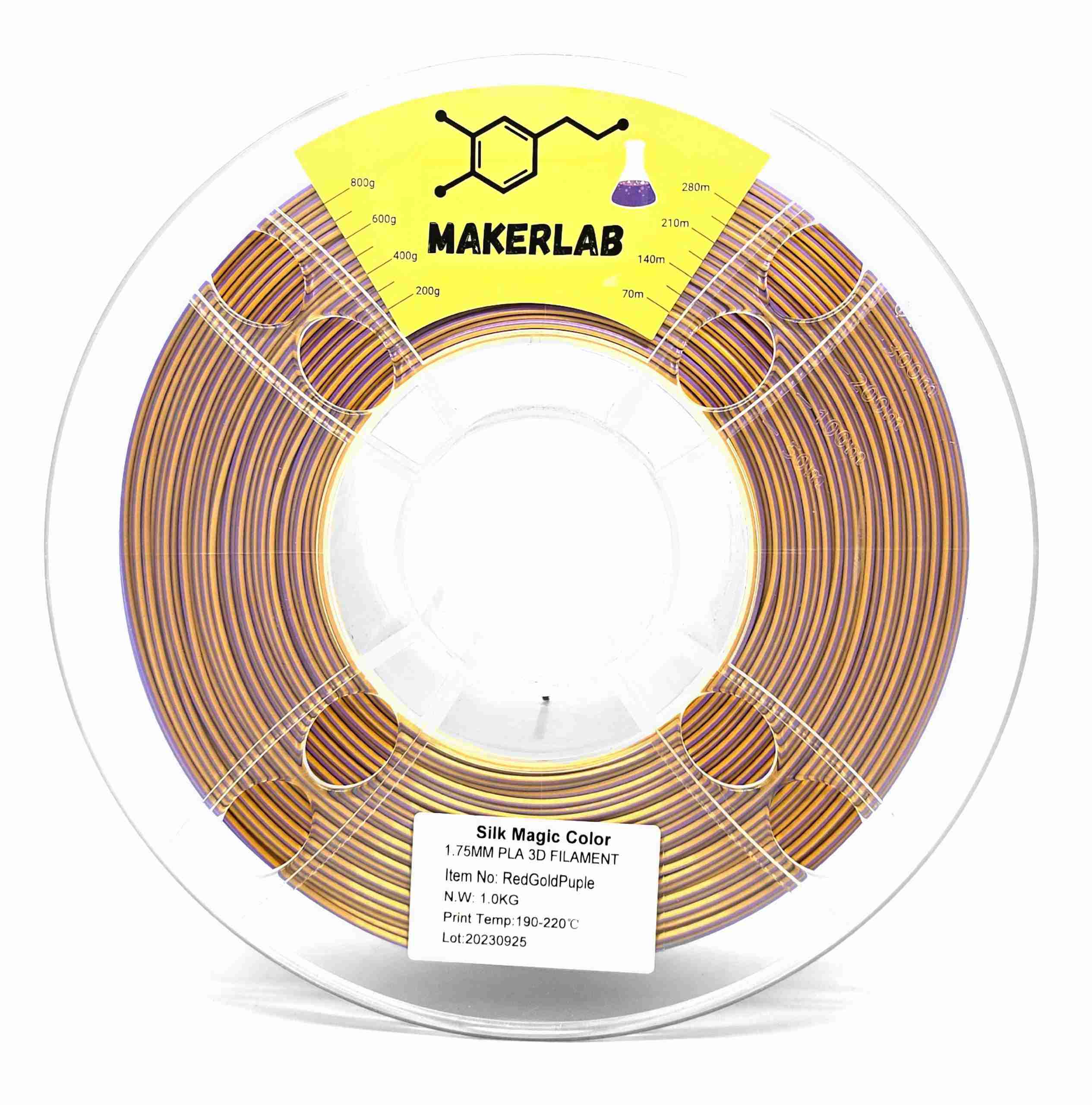 Makerlab Tri Colour PLA 1kg